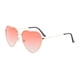 thumbnail image 5 of Marco de gafas de sol Qarigey Corazón único Estilo vintage Rojo, 5 of 6
