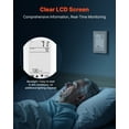thumbnail image 5 of VEVOR 7-Day Programmable Thermostat, Home Thermostats for Radiant Underfloor Heating Cable, Heat Pump, with GFCI & Sensitive Sensor, LCD Touchscreen, Energy-Efficient, Gray-White (Without Wifi), 5 of 9