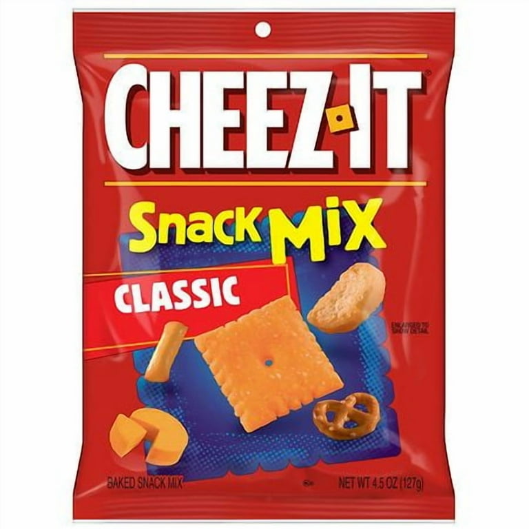 Cheez-It Classic Snack Mix, Crackers, Pretzels, Cheese Balls, 10.5