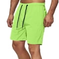 thumbnail image 1 of Pantalones Cortos Atléticos Versátiles de Cinco Minutos para Secar Pantalones Cortos de Playa de Color Sólido, Cordón de Cintura Elástica para Deportes, 1 of 1