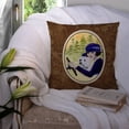 thumbnail image 3 of Carolines Treasures SS8532PW1414 Woman driving with her Westie Fabric Decorative Pillow, 14Hx14W, multicolor, 3 of 4