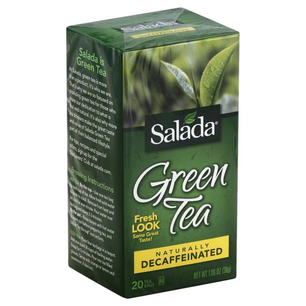 Salada® Decaffeinated Pure Green Tea Bags 1.06 Box
