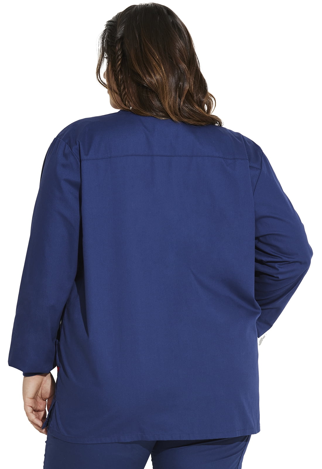 Dickies EDS Essentials Warm Up Scrubs Jacket for Women Snap Front DK305
