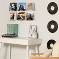 thumbnail image 3 of Estante para discos de vinilo, soporte de pared, paquete de 6, soporte para discos de acrílico transparente de 4 pulgadas, estantes de pared flotantes para baño, 3 of 5