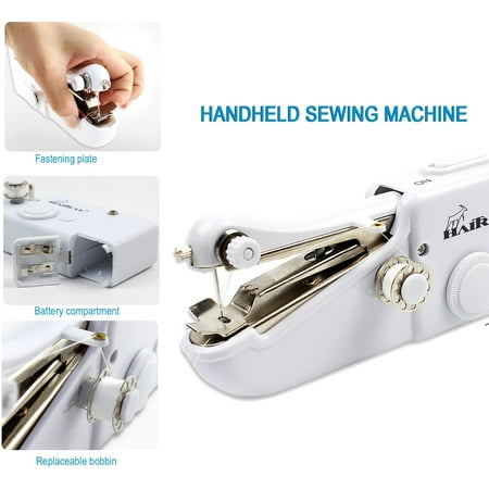 Handheld Sewing Machine Portable Sewing Machine Household Tools for Cloth, Clothing Children, Cloth Family, Travel Use