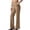 *1-Khaki, variant on VBVC Women's High Waist Wide Leg Dress Pants,Button Detail Stretch Work Trousers For Women,Ladies Casual Office Palazzo Pants with Pockets,Khaki,S-3XL