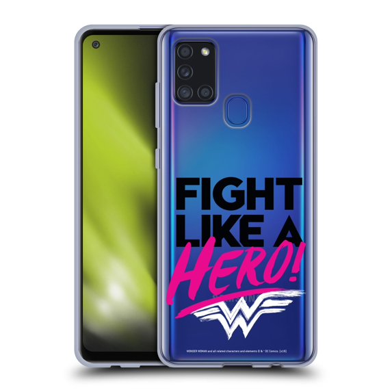 Head Case Designs Officially Licensed Wonder Woman DC Comics Graphic Arts Hero Soft Gel Case Compatible with Samsung Samsung Galaxy A21s (2020)