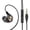 Black*17.5x11x2, variant on Wired Earbuds Sleek with Emergency Flashlight with Shock Absorption Deep Bass Stereo Earbuds Ergonomic Excellence Black Sleek Meteor Collection Gold Alpha Collection Black