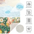 thumbnail image 3 of Yayeee Bath Rug for Bathroom Floor Non Slip Rectangle Fluffy Soft Absorbent Mat, 16"x24", Beige Floral Garden, 3 of 7