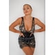 thumbnail image 1 of Vestido Bellabarnetten Mini con borlas y flecos, lentejuelas, negro, 1 of 7