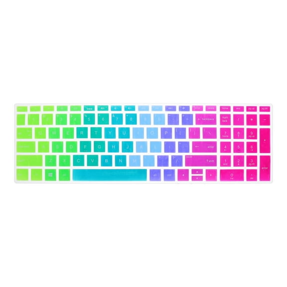 Masteelf Silicone Keyboard Skin Protector for 15bf Waterproof Dust and Dirt Proof 15.6 inches