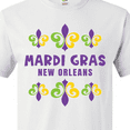 thumbnail image 4 of Inktastic Mardi Gras New Orleans with Fleur De Lis Trio T-Shirt, 4 of 5