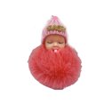 thumbnail image 1 of Minnieouse LLavero colgante de muñeco de peluche, llavero artesanal decorativo, mochila, bolso, llavero, bonito soporte artesanal para bolas de Ropa, zapatos y accesorios Miscelánea Melon rojo, 1 of 6