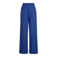 thumbnail image 6 of Olyvenn Trousers Pants for Women Loose Fit Elastic High Waist Wide Leg Pants Yoga Casual Outfits with Pockets 2025 Trendy Blue 10, 6 of 6