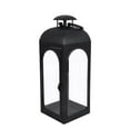 Better Homes & Gardens Metal Indoor Candle Holder Lantern, Black, Small
