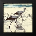thumbnail image 2 of Grey, Jace 12x12 Black Modern Framed Museum Art Print Titled - Birds At Sea Again, 2 of 5