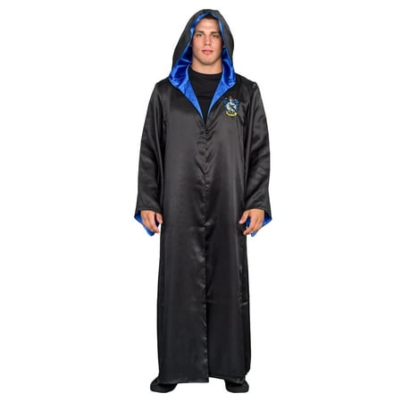 Harry Potter Ravenclaw Costume Black and Blue Long Robe with Hood