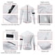 thumbnail image 4 of Nuevo Jersey de manga larga blanco de otoño, ropa de carrera para hombres, Jersey de ciclismo, ropa de ciclismo de carretera de equipo profesional, malla transpirable, 4 of 5