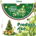 thumbnail image 5 of 36 Mini Valentine/St Patricks Day Tree Skirt Valentine St Patricks Day Reversible Double Sided Print Mat for Holiday Party Indoor Outdoor Christmas Valentine St Patricks Day Tree Mat Decoration, 5 of 6