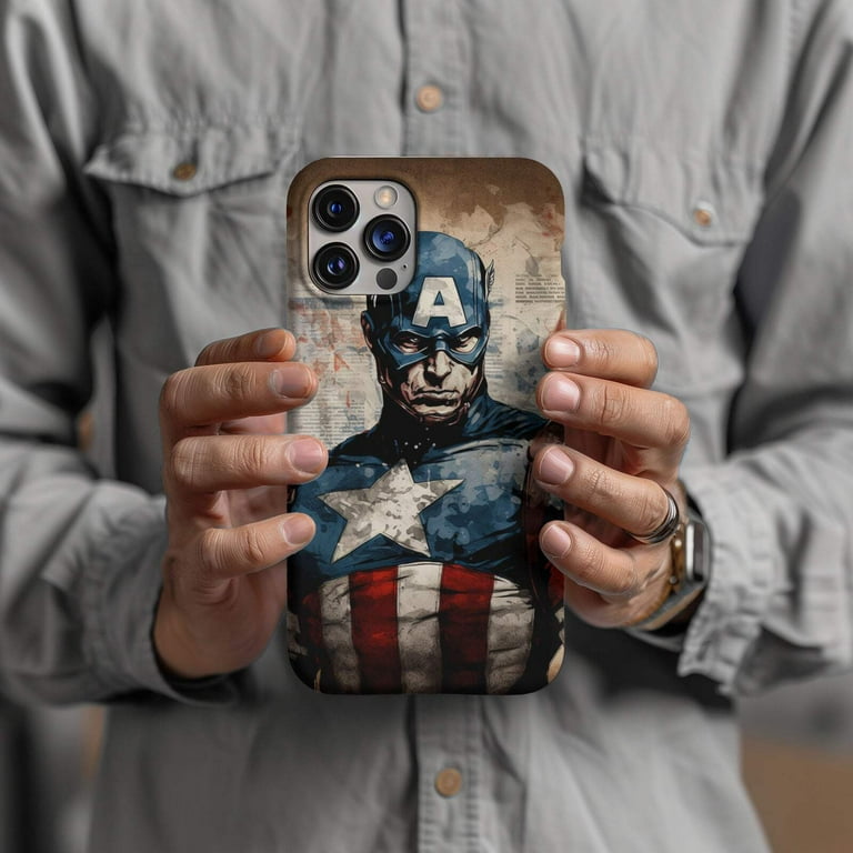 Captain America Shield Defender Magnetic Tough Phone Case - Walmart.com