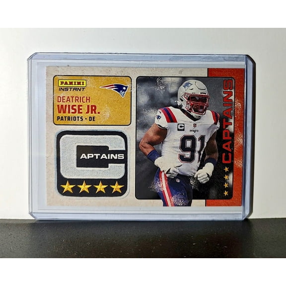 Deatrich Wise Jr. 2024 Panini Captains NFL #20 Card New England Patriots 1/351