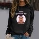 thumbnail image 3 of Gibobby Sudadera Mujer Moda sudadera de – Sudadera del día de la Sudadera cómoda para mujer para de la (Negro, M), 3 of 4