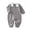 Grey, variant on mgoYE Cute Baby Boy Clothes Infant Boy Waffle Funny Duck Stripes Romper Embroidery Jumpsuit 3-18Months Size 6-9 Months