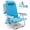 Blue, variant on Goplus 2 PCS Folding Beach Chair Lightweight Aluminum Camping Chair with Storage Bag Navy