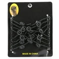 thumbnail image 1 of Peinado de fiesta para mujer, doble diapositiva, cuentas de flores elásticas, Clip, peine Hiar Cip negro, 1 of 11