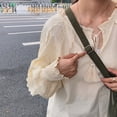 thumbnail image 3 of Women Bucket Bag Fashion Drawstring All-match Crossbody Bag Shoulder Purse, 3 of 10