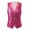 Hot Pink, variant on Nmnitkp Sequin Vest for Men's V-Neck Party Nightclub Shiny Sleeveless Suit Metallic Waistcoat