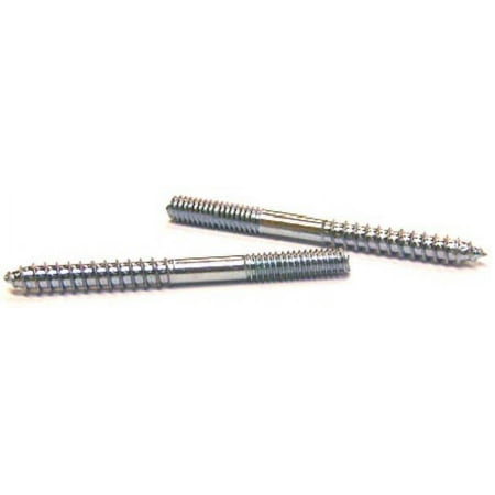

3/8-16 x 6 Plain Center Hanger Bolts / 18-8 Stainless Steel - 100 Piece Carton