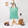 thumbnail image 5 of YANTONGBABY 2 Pack Large Wet Dry Bag Waterproof Hanging Cloth Diaper with Double Zippered Pockets 25x18 inches (Avocados and starfish), 5 of 5