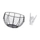 thumbnail image 5 of Cesta De Alambre Para Guardar Huevos, Escultura De Hierro Con Gesto De La Mano, Cesta Tejida Para Frutas Y Verduras, Decoración Creativa Para La Encimera De La Cocina Y El Dormitorio., 5 of 8