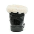 thumbnail image 4 of DADAWEN Boys Girls Snow Boots Fluff Lining War Winter Non-Slip Waterproof Shoes with Cute Bow 11 Little Kid, 4 of 6