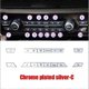 thumbnail image 1 of Chrome ABS Air Conditioner Buttons Sequins Decoration Cover Trim For BMW F10 F11 F06 F01 E70 E71 F25 F26 X5 X6 3/5/6/7 series, 1 of 5