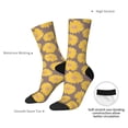 thumbnail image 4 of KLL Sunflower Print Cool Socks Men's Women's Crew Socks Funny Crazy Novelty Stockings, 4 of 6