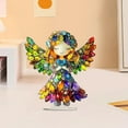 thumbnail image 6 of Litrail Acrylic Standing Tabletop Decor 20cm - Multicolor HD Print Angel Fairy Art, Waterproof Ornament for Living Room Windowsill, Ideal Gift, 6 of 6