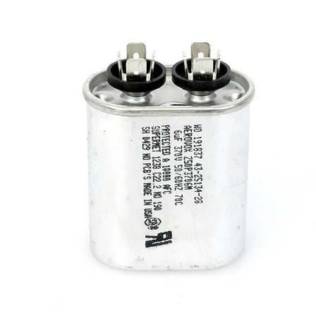43-25134-28 - OEM Rheem Oval Run Capacitor 6 uf 370 Volt
