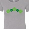 thumbnail image 4 of Inktastic Shamrock Four Leaf Clover St Patricks Women's T-Shirt, 4 of 5
