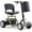 Green, variant on SKRT Heavy-Duty Folding Mobility Scooter | 14 Mile Work Range | 300 lbs Steel Frame | Industrial Grade Tires | Tool-Free Removable Battery | Electro-Mechanical Brakes, Green