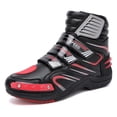 thumbnail image 1 of Motorcycle Boots Racing Hiking Outdoor Work Mid Ankle Shoes for Men, 1 of 12