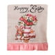 thumbnail image 2 of Easter Decorations Easter Linen Printed Chair Cover Rabbits Vase Chair Cover, 2 of 6