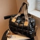 thumbnail image 3 of Bolso Mano Lona para Mujer Bolsos Portátiles Simples E Informales (negro), 3 of 9