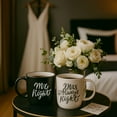 thumbnail image 2 of Gifffted 380 ml Mr Right Mrs Always Right Black & White Ceramic Coffee Mugs Set of 2, 2 of 7