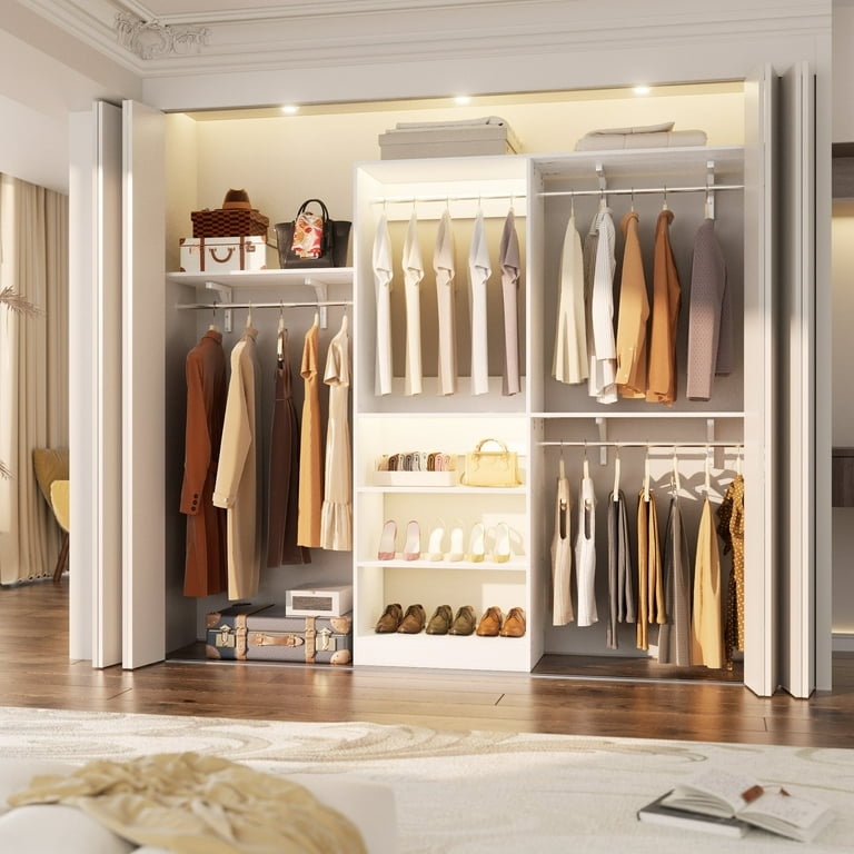 Choco closet◎　1120 Shop Origin 21 Edda 6-ft Wire Closet with Mesh Drawers and