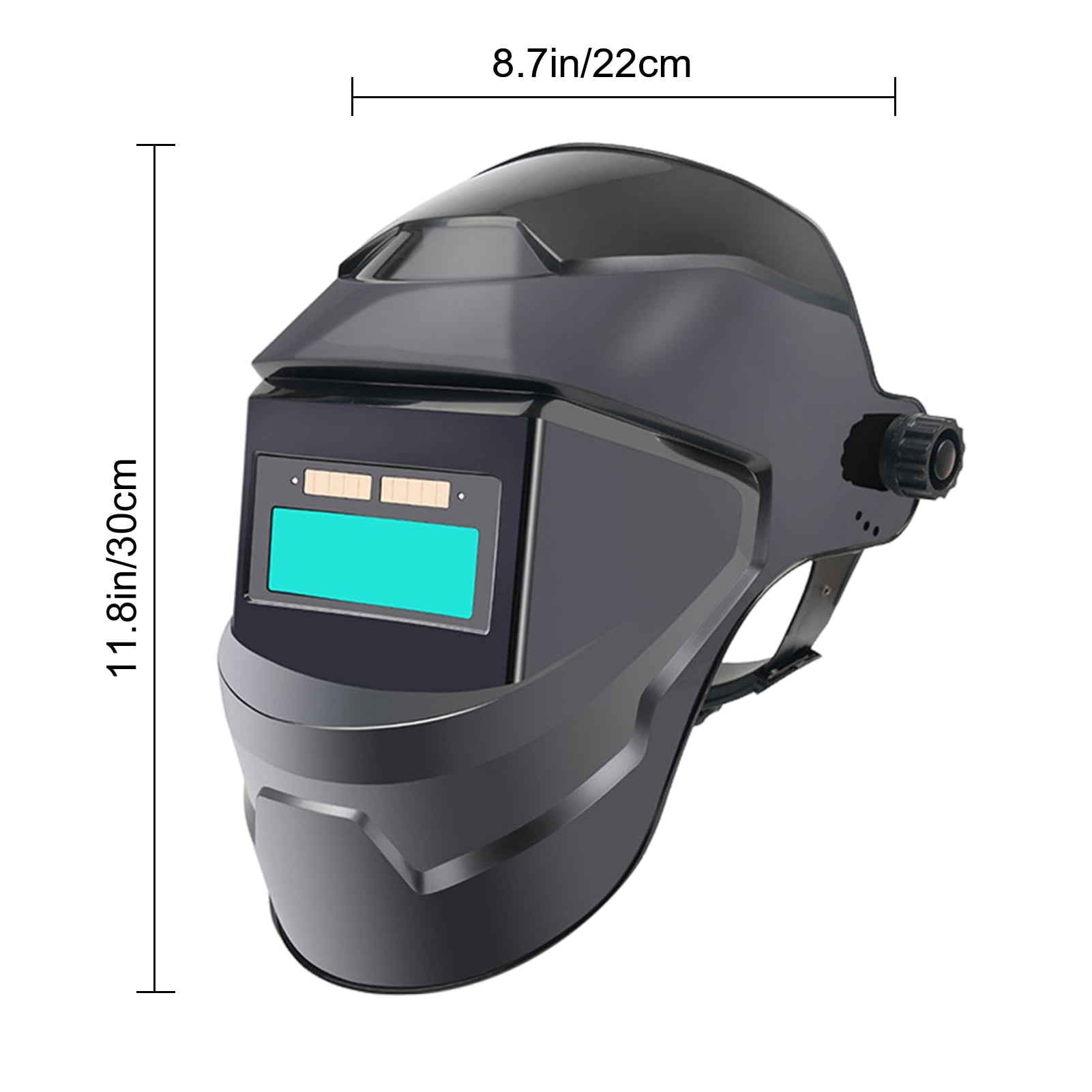 Sylvtty Auto Darkening Welding Helmet Blue Light Blocking Large Viewing Welding Hood Masque Wide Shade Welder Face Shield for TIG MIG ARC Grinding