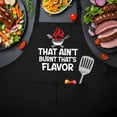 thumbnail image 2 of That''s Ain''t Burnt That''s Flavor,Funny Chef Apron,Funny Aprons for Women Men with 2 Tool Pockets,Waterproof and OilProof,BBQ Lover Gifts,Fun BBQ Baking Grilling Kitchen Apron, 2 of 5