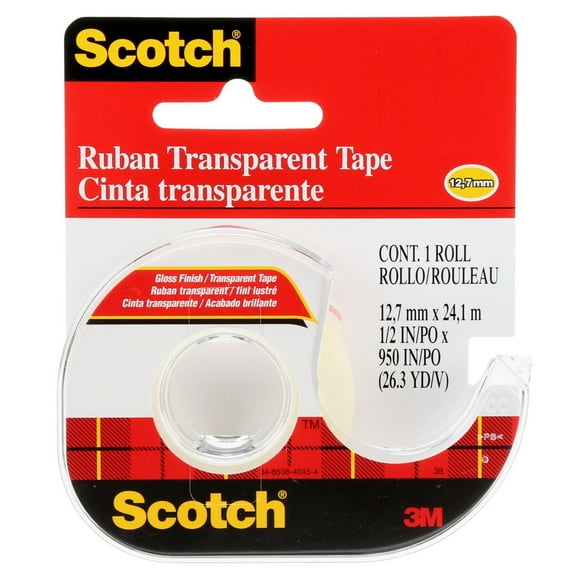 Ruban plus écologique Magic(MC) Scotch® 123NA-48 1 Roleau Par Paquet