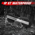 thumbnail image 2 of A & UTV PRO LED Hood Scoop Light for Yamaha Wolverine RMAX 1000 RMAX2/ RMAX4 2021 2022 2023 2024, Front Auxiliary Light Bar Daytime Running Light Accessories, Plug-n-Play, 1PC, 2 of 7